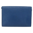 LOUIS VUITTON Epi Pochette Arche Shoulder Bag Blue M52575 LV Auth ar13863-2