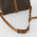LOUIS VUITTON Monogram Saumur 35 Shoulder Bag M42254 LV Auth ar13864-7