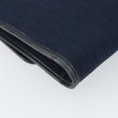 Christian Dior Trotter Canvas Chain Shoulder Bag Navy Gold Auth ar13869-17