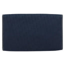 Christian Dior Trotter Canvas Chain Shoulder Bag Navy Gold Auth ar13869-2