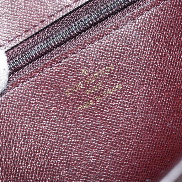 LOUIS VUITTON Taiga Golf Cup 1997 Japan Volga Briefcase Acajou LV Auth ar13870