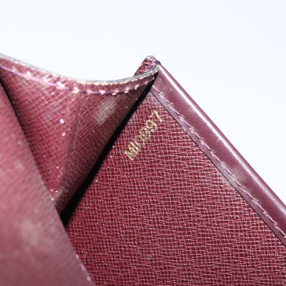 LOUIS VUITTON Taiga Golf Cup 1997 Japan Volga Briefcase Acajou LV Auth ar13870