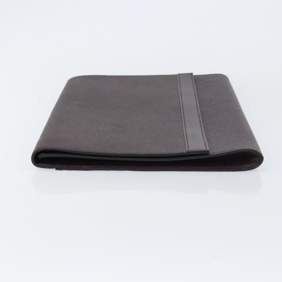 LOUIS VUITTON Taiga Golf Cup 1997 Japan Volga Briefcase Acajou LV Auth ar13870