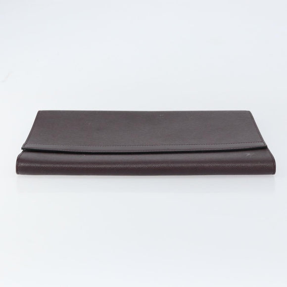 LOUIS VUITTON Taiga Golf Cup 1997 Japan Volga Briefcase Acajou LV Auth ar13870