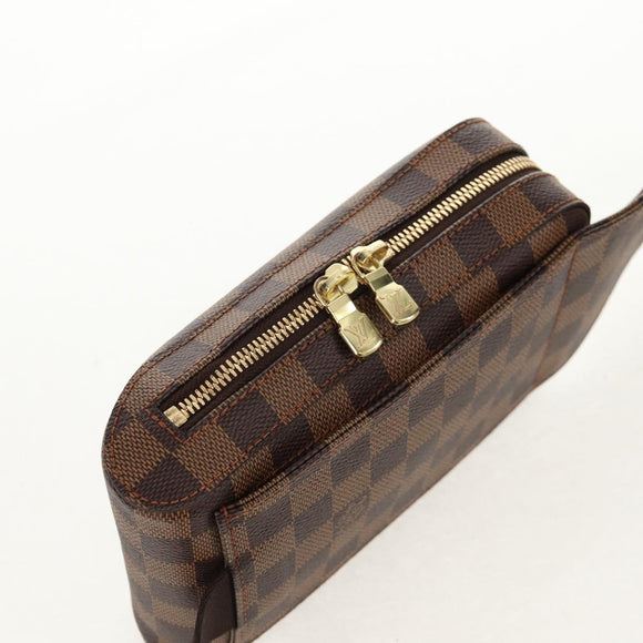 LOUIS VUITTON Damier Ebene Geronimos Shoulder Bag N51994 LV Auth ar13871V