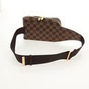 LOUIS VUITTON Damier Ebene Geronimos Shoulder Bag N51994 LV Auth ar13871V-7
