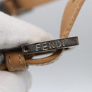 FENDI Zucchino Canvas Mamma Baguette Shoulder Bag Light Blue Silver Authar13875V-10