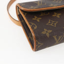 LOUIS VUITTON Monogram Pochette Florentine Waist bag M51855 LV Auth ar13879-14