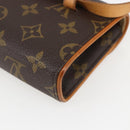 LOUIS VUITTON Monogram Pochette Florentine Waist bag M51855 LV Auth ar13879-15