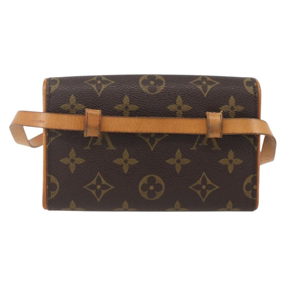 LOUIS VUITTON Monogram Pochette Florentine Waist bag M51855 LV Auth ar13879