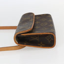 LOUIS VUITTON Monogram Pochette Florentine Waist bag M51855 LV Auth ar13879-4