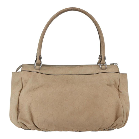GUCCI GG Canvas Abbey Tote Bag Outlet Beige Silver 327787 Auth ar13885