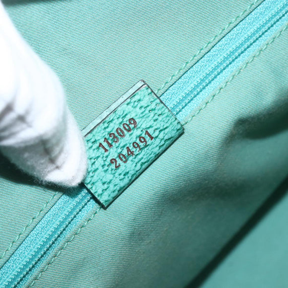 GUCCI GG Canvas Hand Bag Beige 113009 Auth ar13886