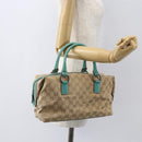 GUCCI GG Canvas Hand Bag Beige 113009 Auth ar13886-22