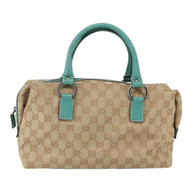 GUCCI GG Canvas Hand Bag Beige 113009 Auth ar13886 - 0