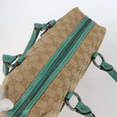 GUCCI GG Canvas Hand Bag Beige 113009 Auth ar13886-6