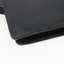 LOUIS VUITTON Epi Agenda MM Day Planner Cover Black R20042 LV Auth ar13887-11