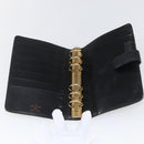 LOUIS VUITTON Epi Agenda MM Day Planner Cover Black R20042 LV Auth ar13887-13