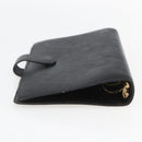 LOUIS VUITTON Epi Agenda MM Day Planner Cover Black R20042 LV Auth ar13887-6