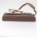 GUCCI Bamboo Business Bag Leather 2way Brown 015 1521 3675 Auth ar13889-10