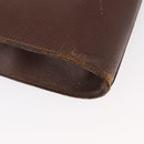 GUCCI Bamboo Business Bag Leather 2way Brown 015 1521 3675 Auth ar13889-13