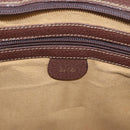 GUCCI Bamboo Business Bag Leather 2way Brown 015 1521 3675 Auth ar13889-16