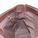 GUCCI GG Canvas Shoulder Bag Beige Silver 114273 Auth ar13891-21