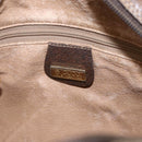 GUCCI GG Supreme Web Sherry Line Bag PVC Beige Gold 00 156 0852 Auth ar13892-16