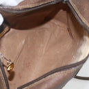 GUCCI GG Supreme Web Sherry Line Bag PVC Beige Gold 00 156 0852 Auth ar13892-18