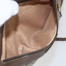 GUCCI GG Supreme Web Sherry Line Bag PVC Beige Gold 00 156 0852 Auth ar13892-22