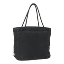 PRADA Hand Bag Nylon Black Silver Auth ar13894-1
