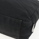 PRADA Hand Bag Nylon Black Silver Auth ar13894-16