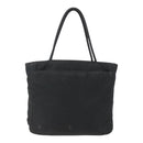 PRADA Hand Bag Nylon Black Silver Auth ar13894-13