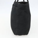 PRADA Hand Bag Nylon Black Silver Auth ar13894-4