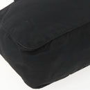 PRADA Hand Bag Nylon Black Silver Auth ar13896-14