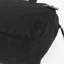 PRADA Hand Bag Nylon Black Silver Auth ar13896-15