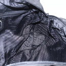 PRADA Hand Bag Nylon Black Silver Auth ar13896-21