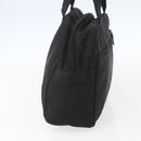 PRADA Hand Bag Nylon Black Silver Auth ar13896-4