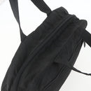 PRADA Hand Bag Nylon Black Silver Auth ar13896-6