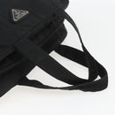 PRADA Hand Bag Nylon Black Silver Auth ar13896-7