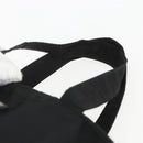 PRADA Hand Bag Nylon Black Silver Auth ar13896-8