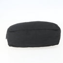 PRADA Hand Bag Nylon Black Silver Auth ar13896-5