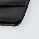 Christian Dior Shoulder Bag Leather Black Gold Auth ar13899-9