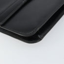 Christian Dior Shoulder Bag Leather Black Gold Auth ar13899-14