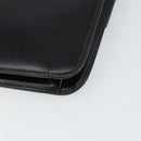 Christian Dior Shoulder Bag Leather Black Gold Auth ar13899-15