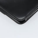 Christian Dior Shoulder Bag Leather Black Gold Auth ar13899-16