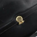 Christian Dior Shoulder Bag Leather Black Gold Auth ar13899-17