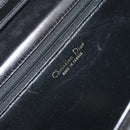 Christian Dior Shoulder Bag Leather Black Gold Auth ar13899-18