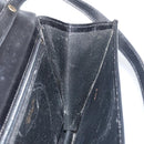 Christian Dior Shoulder Bag Leather Black Gold Auth ar13899-19