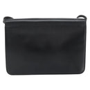 Christian Dior Shoulder Bag Leather Black Gold Auth ar13899-2
